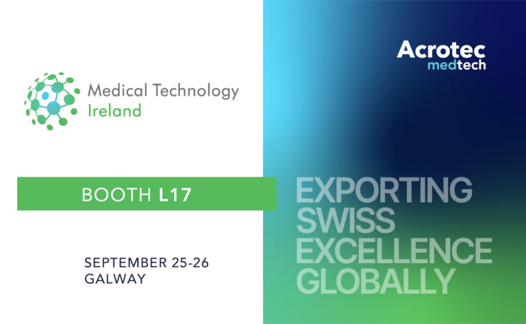 Acrotec are attending Medical Technology Ireland: Find us at Booth L17!